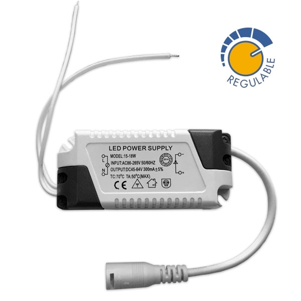 Driver regulable para downlight LED de 4W a 7W