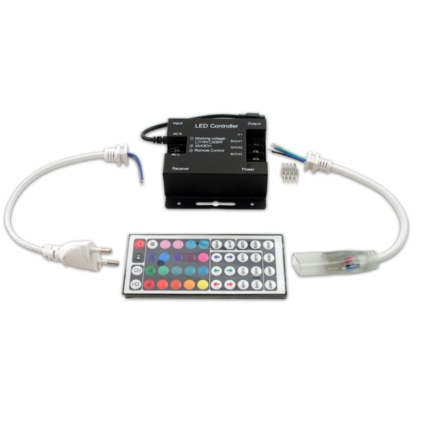 Controlador tira led RGB 220V Pro