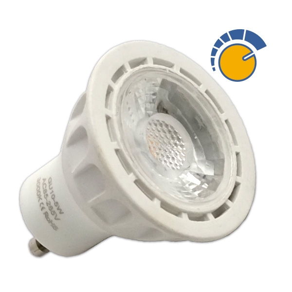 Dicróica 5W COB GU10 luz blanca