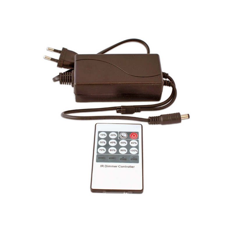 Controlador y mando RGB 30A