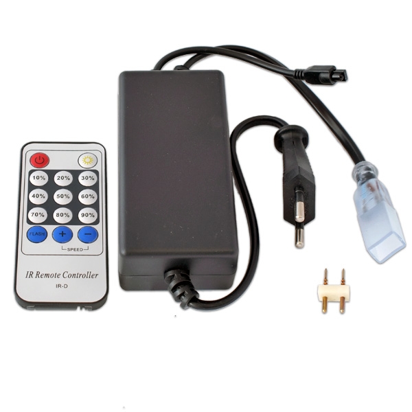 Controlador tira led 220v RGB mando a distancia
