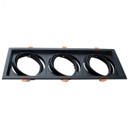 Marco orientable para AR111 color blanco Marco orientable para AR111 color blanco