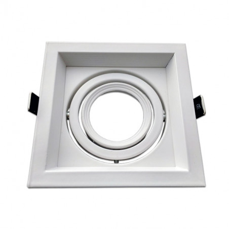 Marco orientable para AR111 color blanco Marco orientable para AR111 color blanco