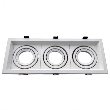 Marco orientable para AR111 color blanco Marco orientable para AR111 color blanco