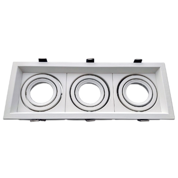 Marco orientable para AR111 color blanco