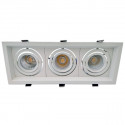 Marco orientable para AR111 color blanco