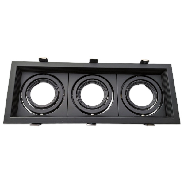 Marco orientable para AR111 color blanco