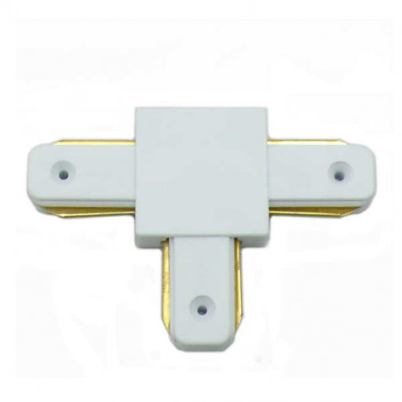 Connectable Rail Connector - "T", White Connectable Rail Connector - "T", White