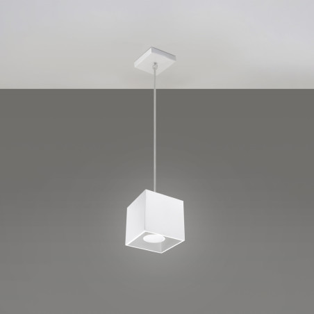 Lámpara colgante QUAD 1 blanco