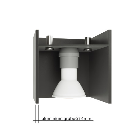 Ceiling lamp QUAD 2 white