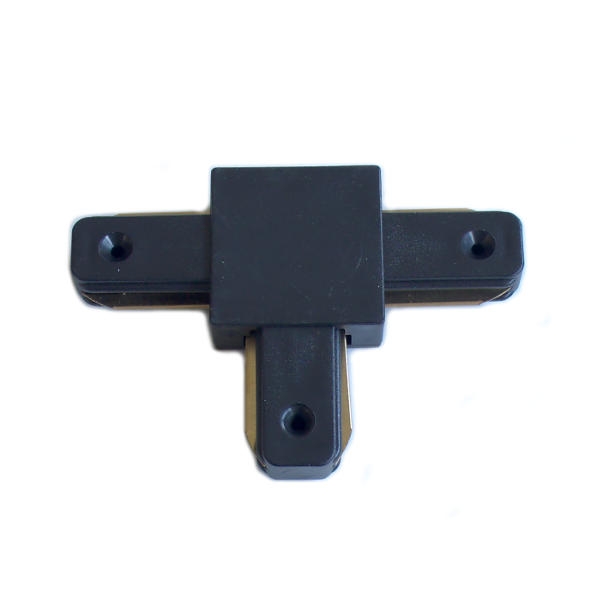 Connectable Rail Connector - "T", Black