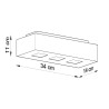 Ceiling lamp MONO 3 white