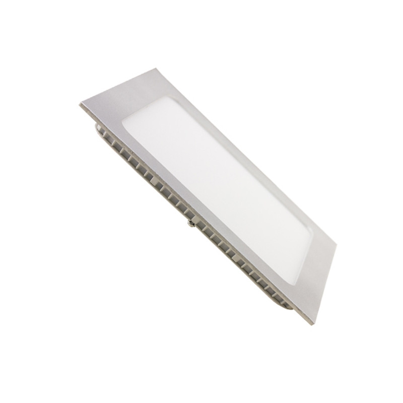 Downlight - SILVER Square 18W Panel