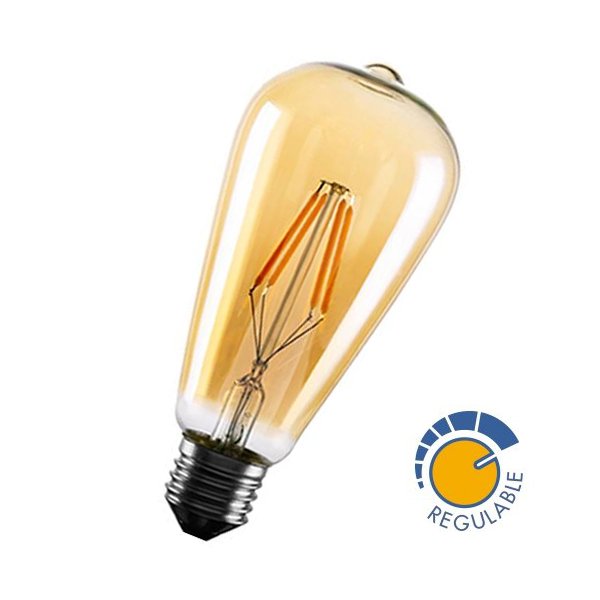 LED Bulb - OLD, 6W, 360º, Edison, DIMMABLE