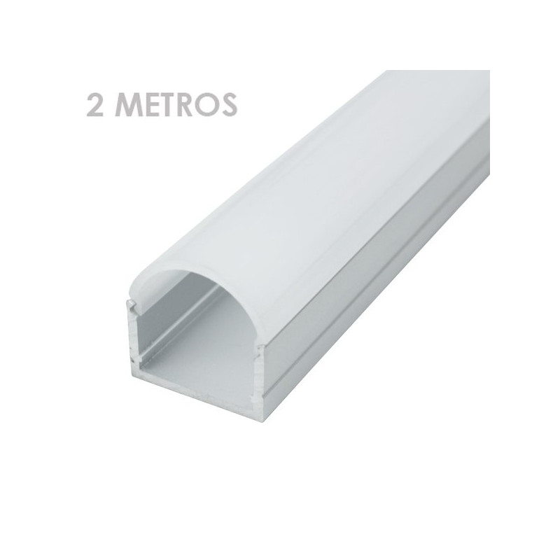 Profile for LED Strips - Rectangular, Aluminium, 20 x 21 x 2000mm
