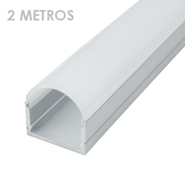 Profile for LED Strips - Rectangular, Aluminium, 20 x 21 x 2000mm