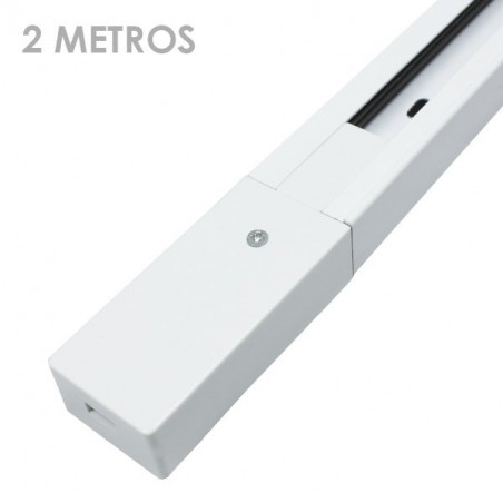 LED Spotlights Rail - Connectable, 2 Metre Long, White LED Spotlights Rail - Connectable, 2 Metre Long, White