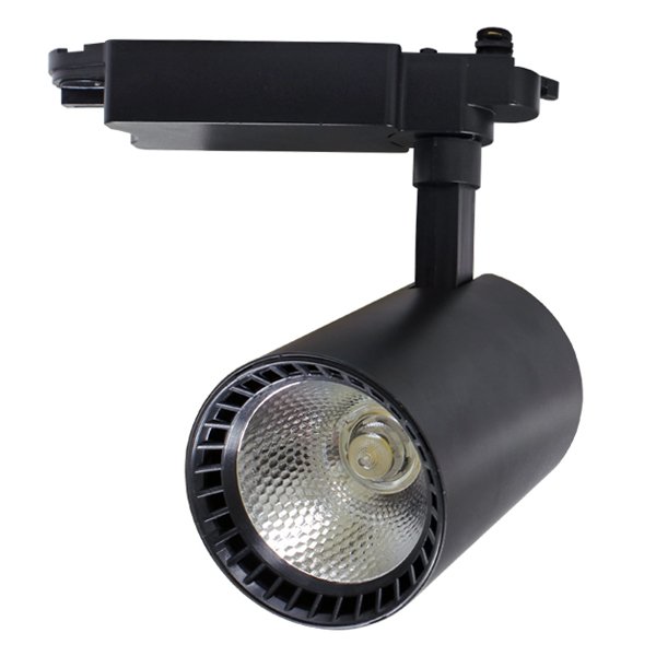 Rail LED Tracklight- Black, Directional, 30W