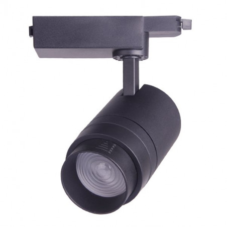 30W LED tracklight black, adjustable beam angle 30W LED tracklight black, adjustable beam angle