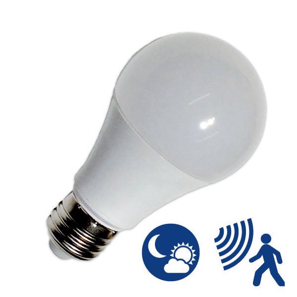 Light Bulb - E27, 7W motion + light sensor