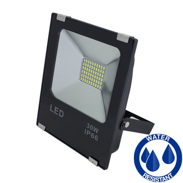 LED Floodlight - SMD, Slim, 30W