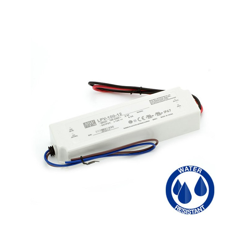 Transformador MEAN WELL 60W 12v, IP67