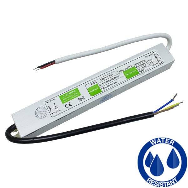 Transformer IP67 36W 24V
