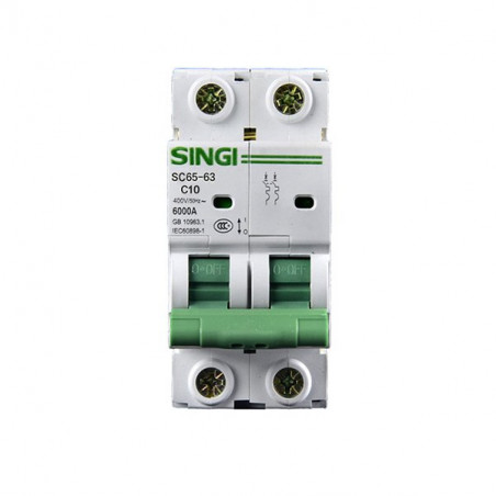 Circuit breaker 2P 6kA Circuit breaker 2P 6kA