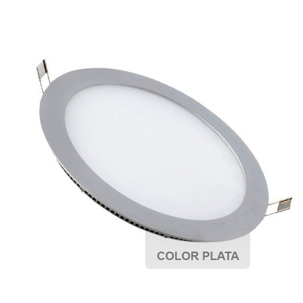 Downlight - SILVER Round 18W Panel