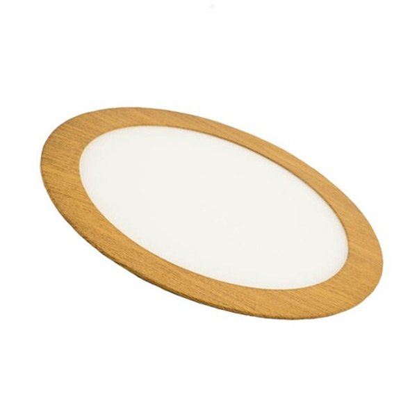 Downlight - WOOD Round 12W Panel