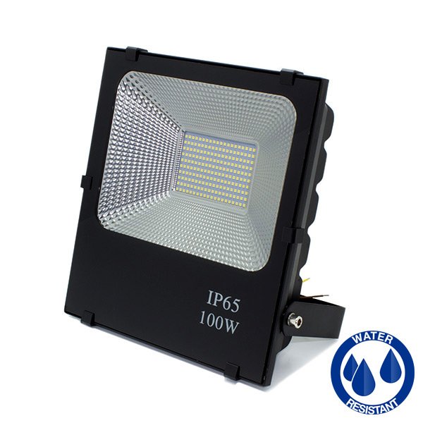 LED Floodlight - SMD, Slim, 100W