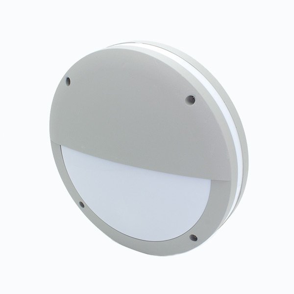 Ceiling lamp half moon aluminum IP65