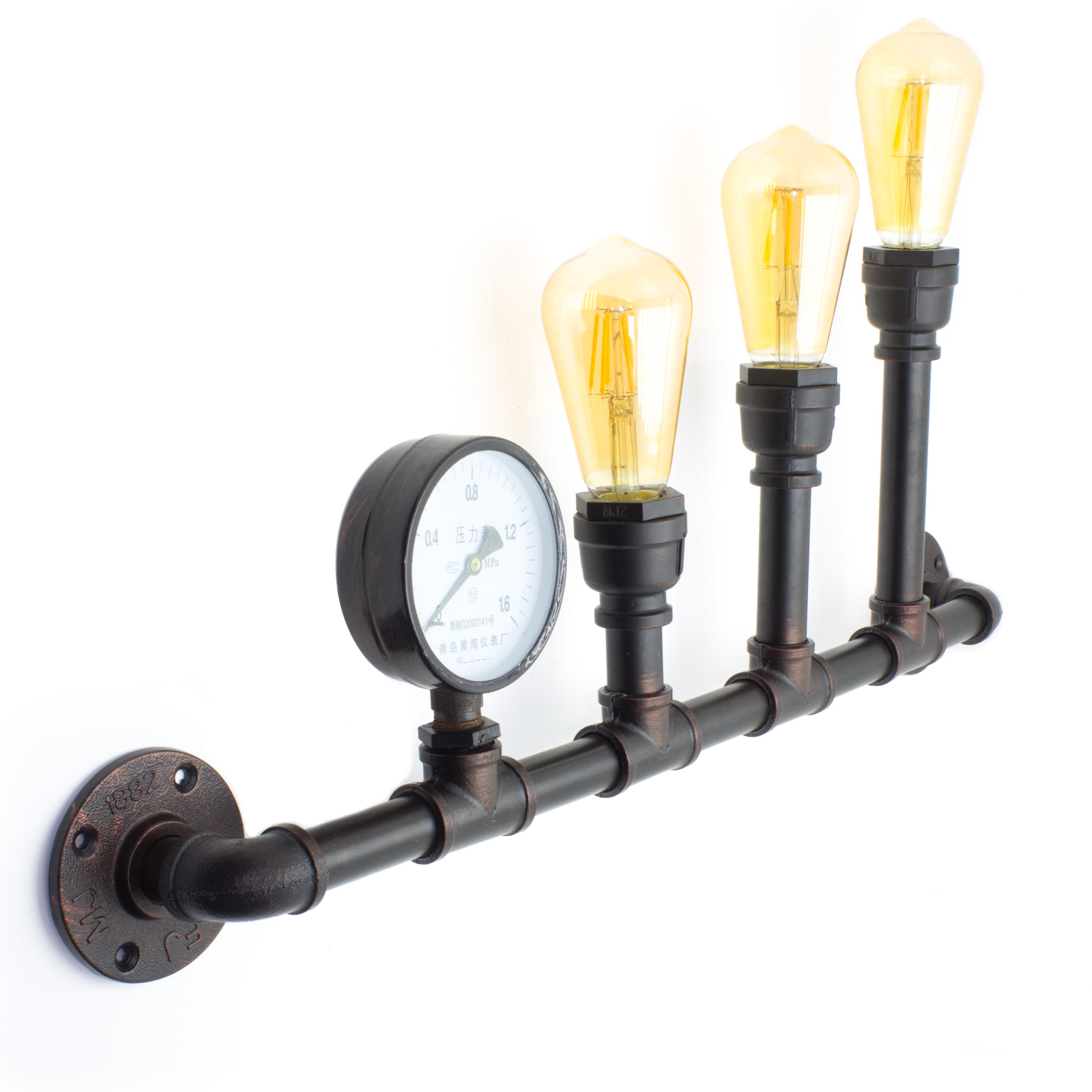 Industrial pipe wall lamp FACTORY5
