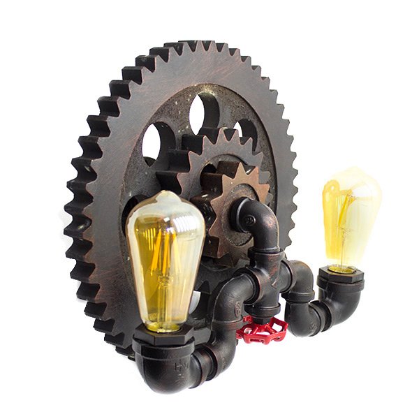 Industrial pipe wall lamp FACTORY4