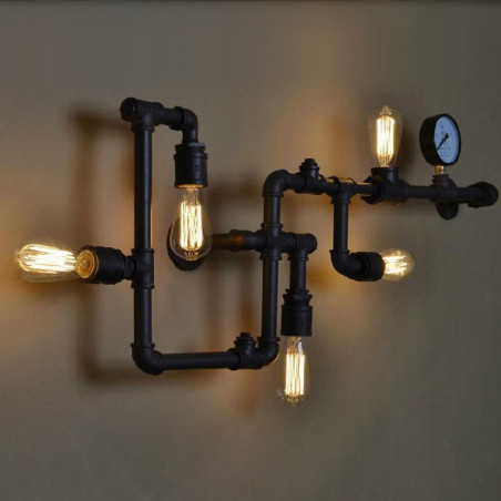 Industrial pipe wall lamp FACTORY3 Industrial pipe wall lamp FACTORY3