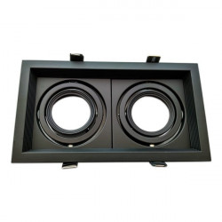 Adjustable black frame for MR16. Double
