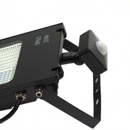 LED slim Floodlight - Presence Detector, 20W