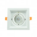 Adjustable white frame for MR16