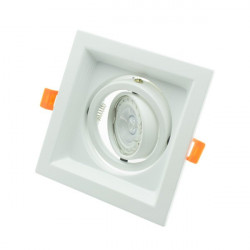 Adjustable white frame for MR16