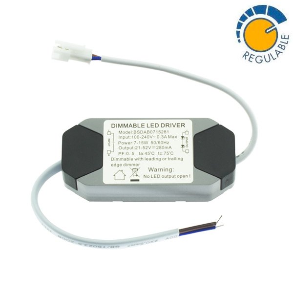 Driver 7W to 15W LED Downlight - DIMMABLE