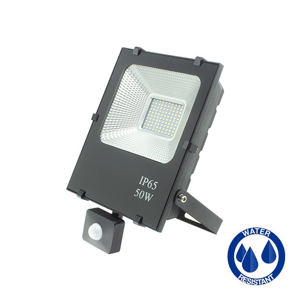 LED Floodlight - Motion sensor, 50W