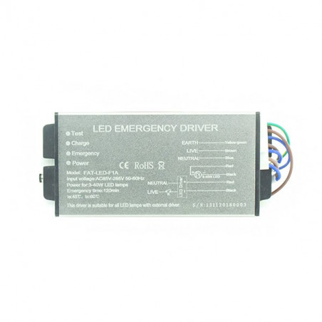 Emergency kit for LED panel up to 40W