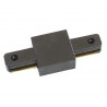 Connectable PVC Rail Connector black- Straight Line