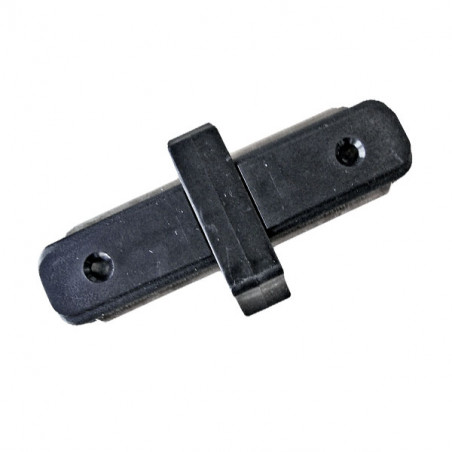 Unión carril recta ensamblable negro Unión carril recta ensamblable negro