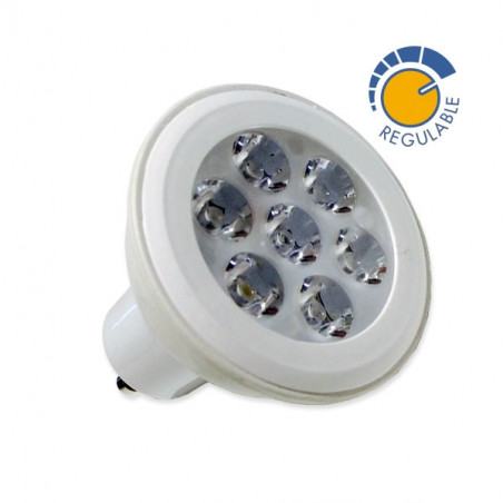 Dicróica 7W GU10 luz blanca Dicróica 7W GU10 luz blanca
