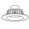 Ceiling spotlights